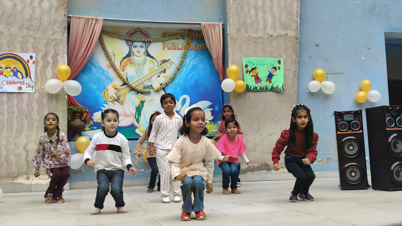 Sports activity in progress